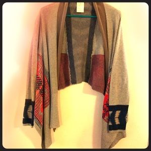 Hi-Low Tribal Cardigan
